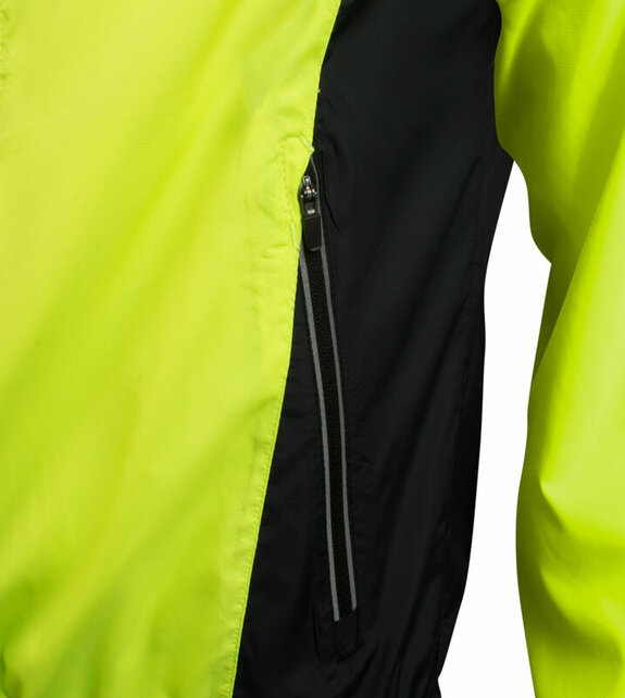 Aero Tech Men's Windproof Packable Safety Jacket - High Visibility Windbreaker Aero Tech Men's Windproof Packable Safety Jacket - High Visibility Windbreaker