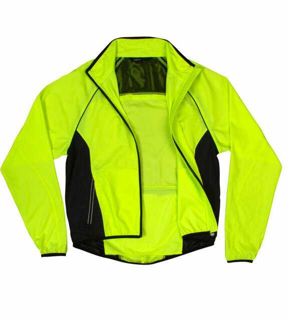 Aero Tech Men's Windproof Packable Safety Jacket - High Visibility Windbreaker Aero Tech Men's Windproof Packable Safety Jacket - High Visibility Windbreaker
