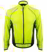 Aero Tech Men's Windproof Packable Safety Jacket - High Visibility Windbreaker Aero Tech Men's Windproof Packable Safety Jacket - High Visibility Windbreaker