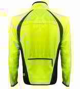 Aero Tech Men's Windproof Packable Safety Jacket - High Visibility Windbreaker Aero Tech Men's Windproof Packable Safety Jacket - High Visibility Windbreaker