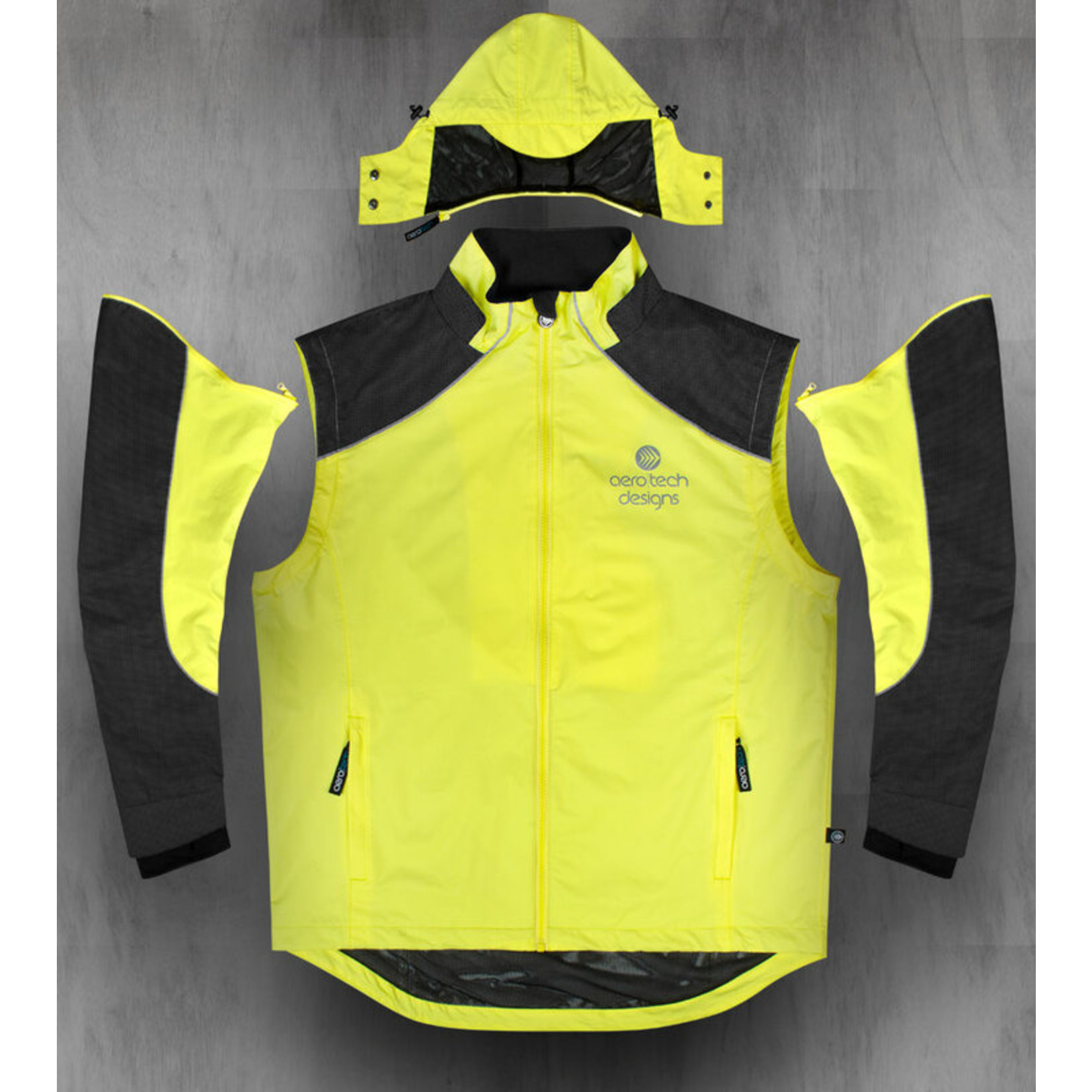 Aero Tech Men's Aero Reflective Waterproof Jacket