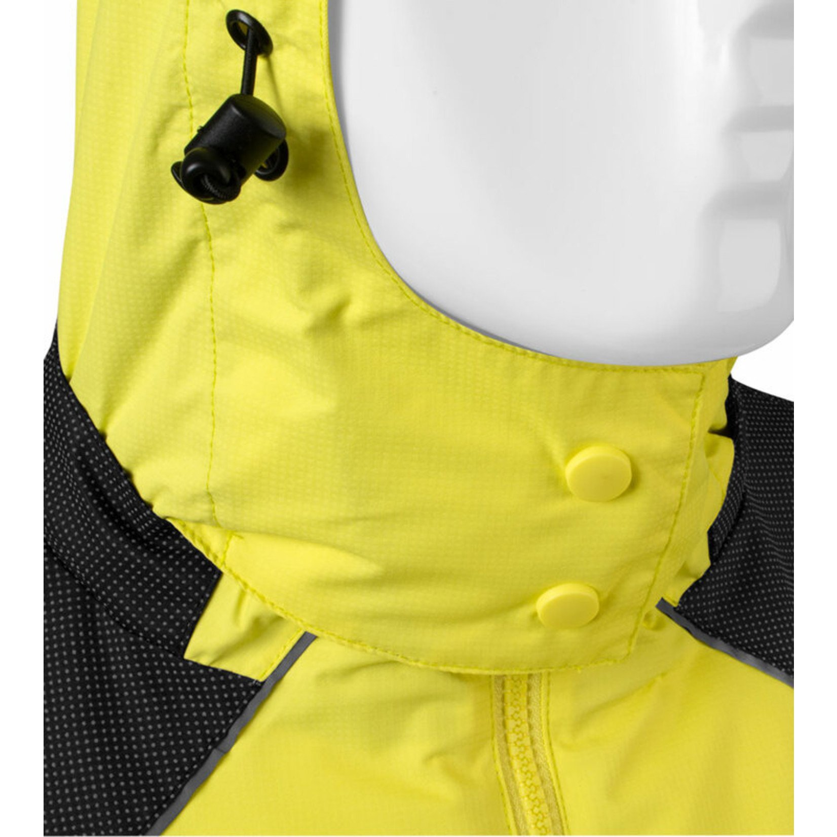 Aero Tech Men's Aero Reflective Cycling Rain Coat - Waterproof Jacket with Zip-Off Sleeves