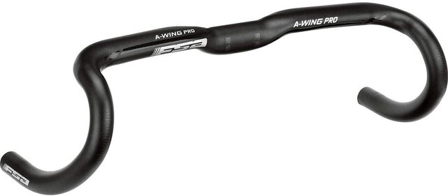 FSA A-Wing Pro AGX Handlebar, 48cm x 31.8, Black