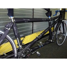 S&S Travel Bike Frame Pad Full Kit Cut and Labeled