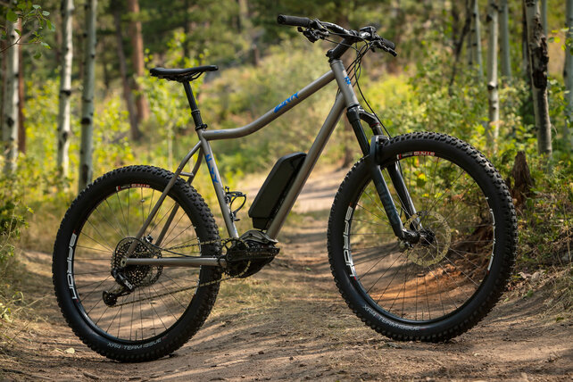 Custom Titanium E-bike frame - MTB Custom Titanium E-bike frame - MTB