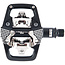 LOOK LOOK X-TRACK EN-RAGE PLUS Pedals - Dual Sided Clipless with Platform, Chromoly, 9/16", Black