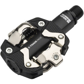 LOOK X-TRACK RACE Pedals - Dual Sided Clipless, Chromoly, 9/16", Black