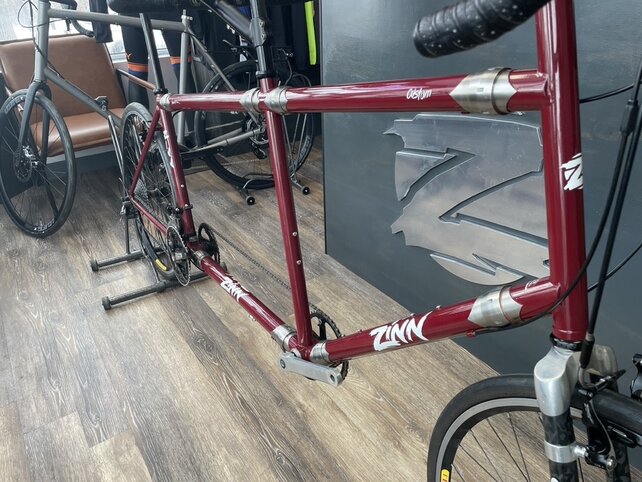 Zinn Custom Tandem Travel Bike with S&S Couplings - used in excellent condition Zinn Custom Tandem Travel Bike with S&S Couplings - used in excellent condition