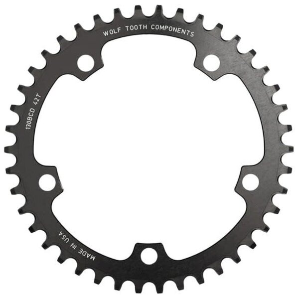 Wolf Tooth 130 BCD 5 Bolt Chainring 42T compatible with SRAM