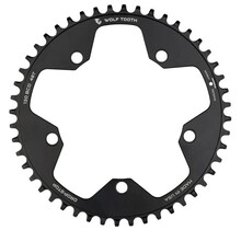 Wolf Tooth 130 BCD 5 Bolt Chainring 46T compatible with SRAM Flattop