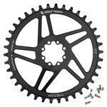 Wolf Tooth Components Wolf Tooth 8-Bolt Road/Gravel Chainring (Flat Top), 38T - Blk
