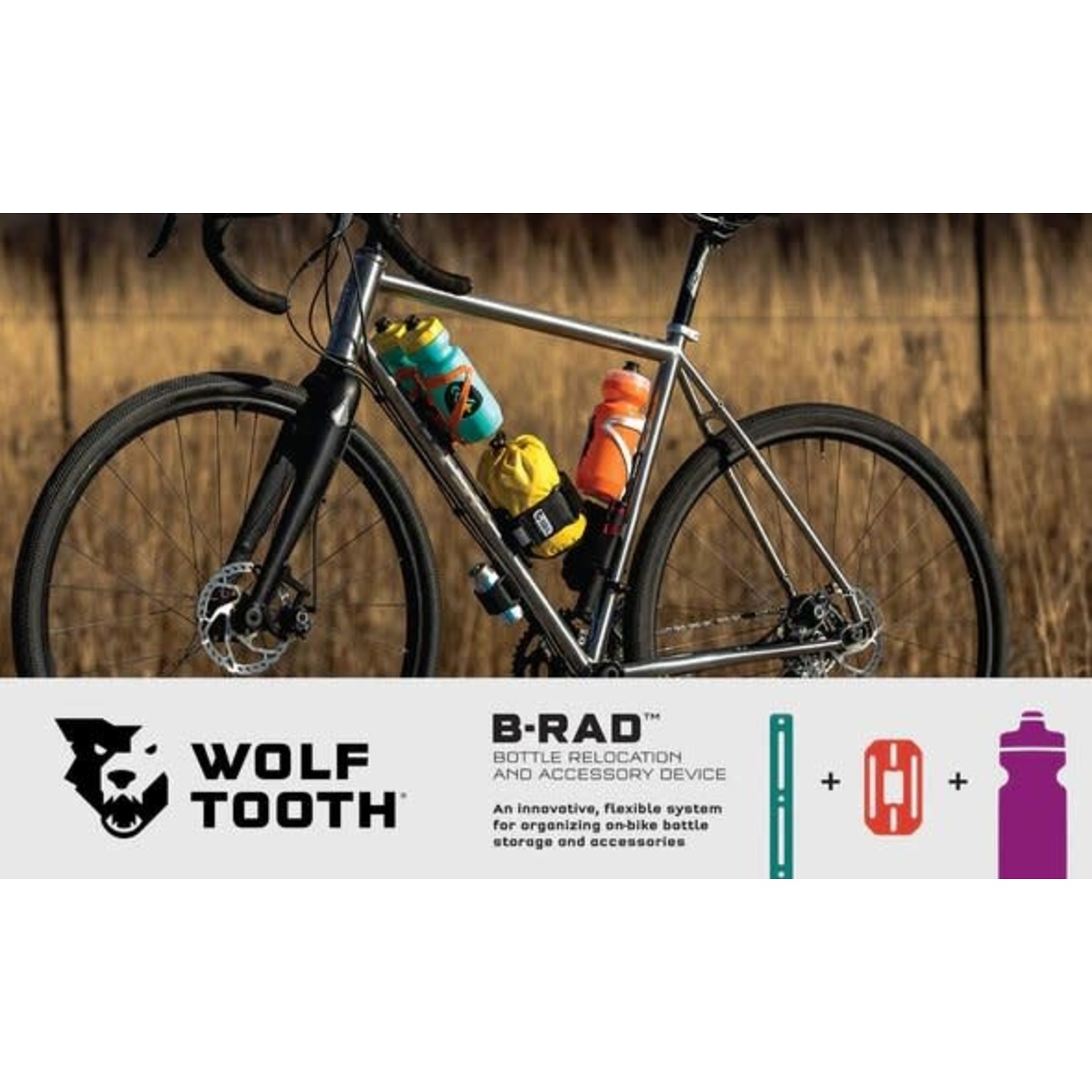Wolf Tooth Components Wolf Tooth B-RAD 2 Slot Base Mount