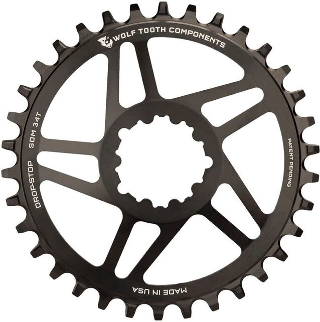 Wolf Tooth Direct Mount for SRAM BB30 Short Spindle Cranks - BB30 28T Wolf Tooth Direct Mount for SRAM BB30 Short Spindle Cranks - BB30 28T