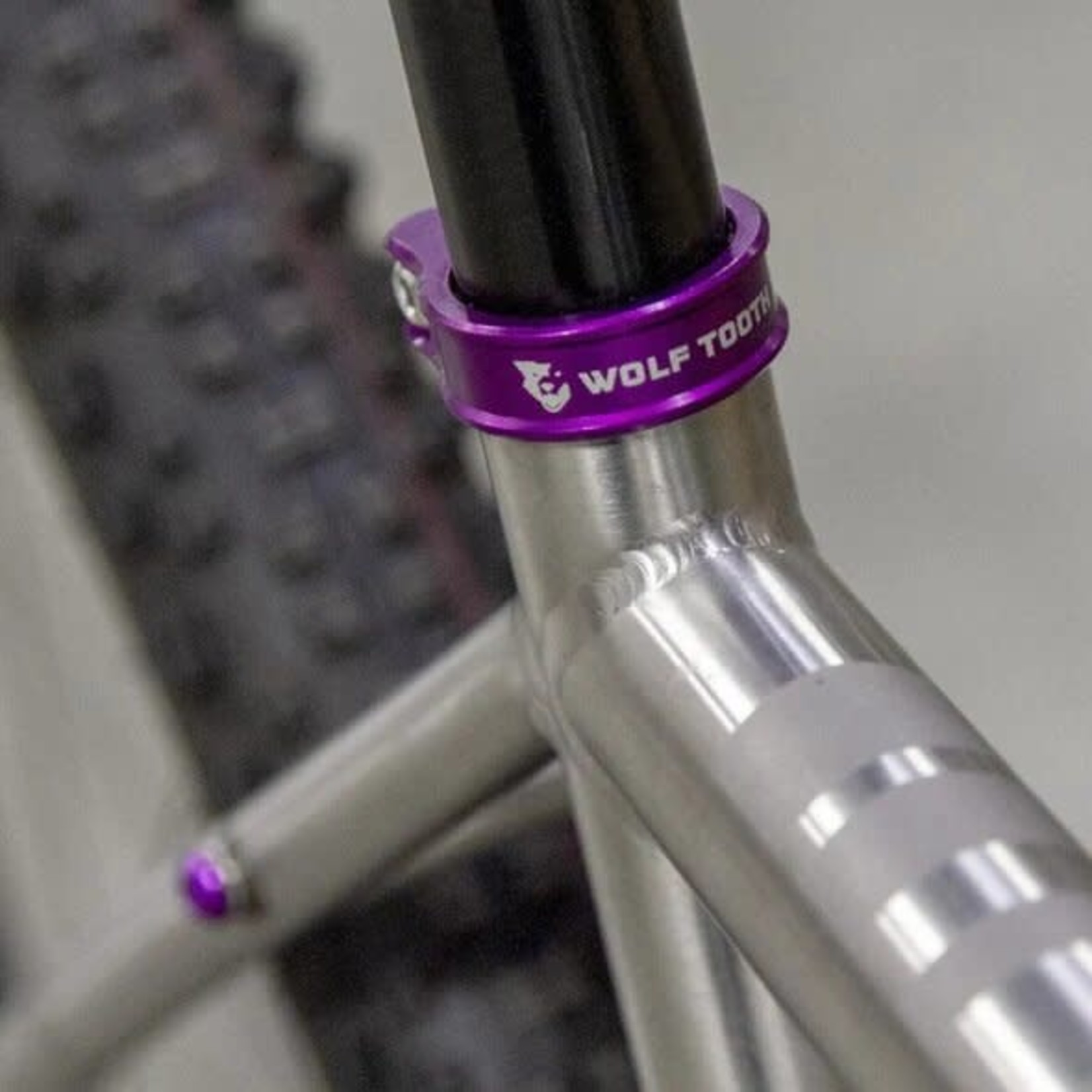 Wolf Tooth Components Wolf Tooth Seatpost Clamp 34.9mm Purple