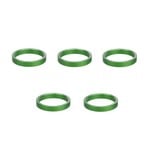 Wolf Tooth Components Wolf Tooth Spacer 5 Pack, 5mm, Green
