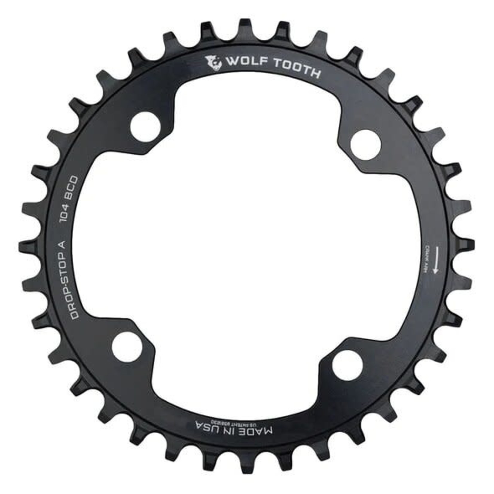 Wolf Tooth 104 BCD Chainrings - 104 x 38T - Zinn Cycles
