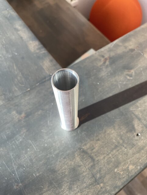 Steer Tube insert for carbon fork - 23.45mm Diameter - 4.9 OAL Steer Tube insert for carbon fork - 23.45mm Diameter - 4.9 OAL