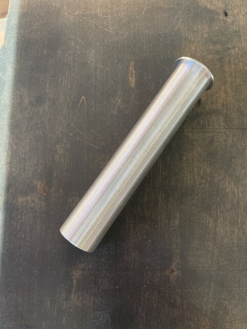 Steer Tube insert for carbon fork - 23.45mm Diameter - 4.9 OAL Steer Tube insert for carbon fork - 23.45mm Diameter - 4.9 OAL