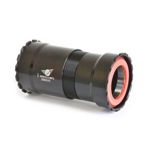Wheels Manufacturing 386EVO Thread-Together Bottom Bracket - DUB Spindle ABEC-3 Bearing Black