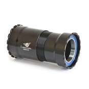 Wheels Manufacturing 386EVO Thread-Together Bottom Bracket - DUB Spindle ABEC-3 Bearing Black