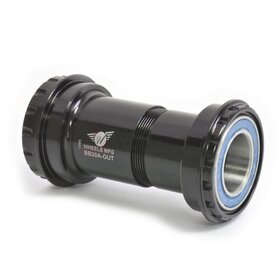 Wheels Manufacturing BB30A Frame to GXP Spindle Outboard Thread Together Bottom Bracket Black