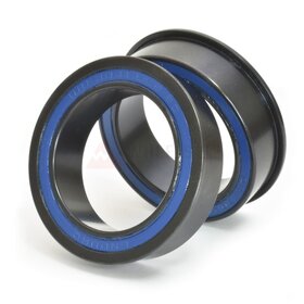 Wheels Mfg Bottom Bracket - BB86 to 30MM Kit for PressFit 86/92 Bottom Bracket with Flanged, Dual Row Black Oxide Sealed Bearings