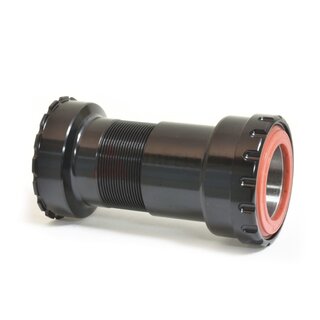 Wheels Manufacturing PressFit BBRight Thread-Together Bottom Bracket - DUB Spindle ABEC-3 Bearing Black