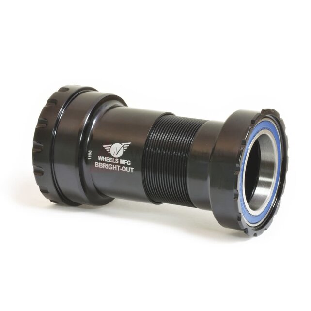 Wheels Manufacturing PressFit BBRight Thread-Together Bottom Bracket - DUB Spindle ABEC-3 Bearing Black