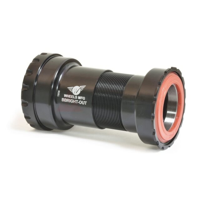 Wheels Manufacturing PressFit BBRight Thread-Together Bottom Bracket - DUB Spindle ABEC-3 Bearing Black