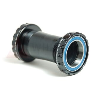 Wheels Manufacturing BSA 30 Bottom Bracket - English (BSA) Frame Interface ABEC-3 Bearings For 30mm Spindle Black