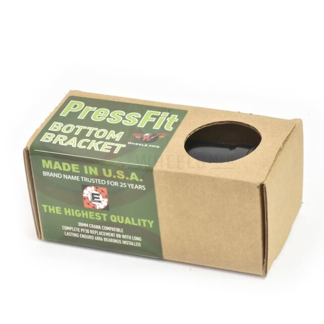 Wheels Mfg Bottom Bracket - PF30 BSA Threaded Angular Contact BB Wheels Mfg Bottom Bracket - PF30 BSA Threaded Angular Contact BB