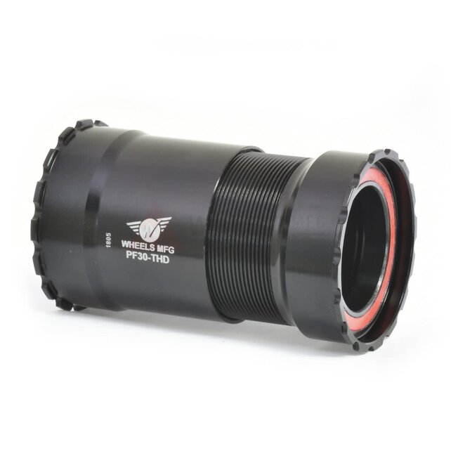 Wheels Mfg Bottom Bracket - PF30 BSA Threaded Ceramic Hybrid BB