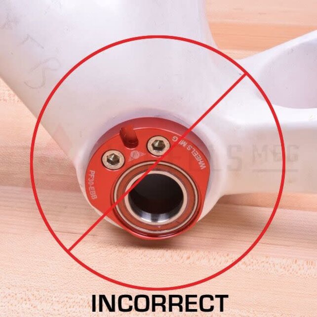 Wheels Mfg Bottom Bracket - PF30 EBB, 24mm, ABEC3