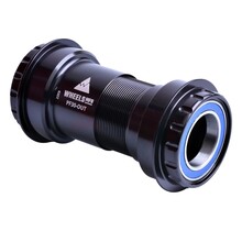 Wheels Manufacturing PressFit 30 to Shimano Bottom Bracket with ABEC-3 Bearings Black Cups