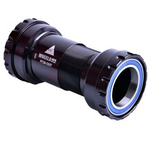 Wheels Manufacturing PressFit 30 Outboard Bottom Bracket: 29mm Bearing ID for SRAM DUB ABEC-3 Bearings Black Cups