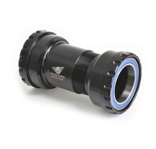 Wheels Manufacturing PF30 Outboard Bottom Bracket - For 30mm Spindle ABEC-3 Bearings PressFit Thread Together Black