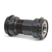Wheels Manufacturing PressFit 30 to Shimano Bottom Bracket with Angular Contact Bearings Black Cups
