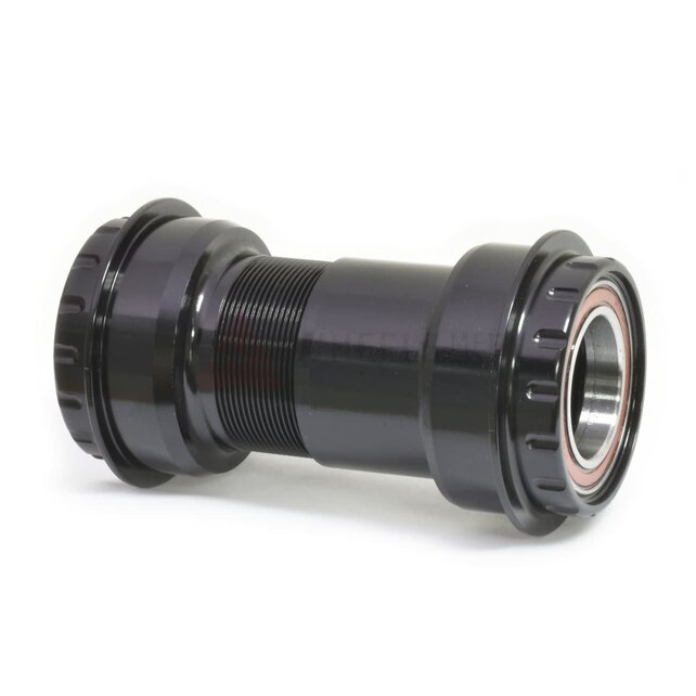 Wheels Manufacturing PressFit 30 to Shimano Bottom Bracket with Angular Contact Bearings Black Cups