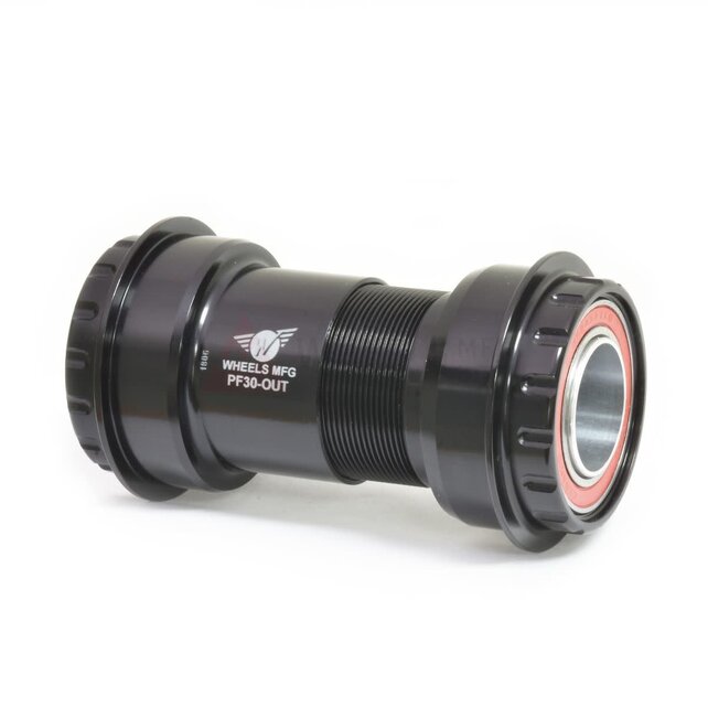 Wheels Mfg Bottom Bracket - PF30 Outboard Ceramic Hybrid BB for 24/22mm Cranks (SRAM)
