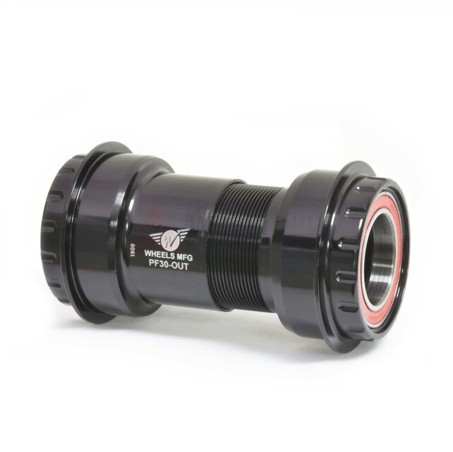 Wheels Mfg Bottom Bracket - PF30 Outboard Ceramic Hybrid BB for 24mm Cranks (Shimano) Wheels Mfg Bottom Bracket - PF30 Outboard Ceramic Hybrid BB for 24mm Cranks (Shimano)