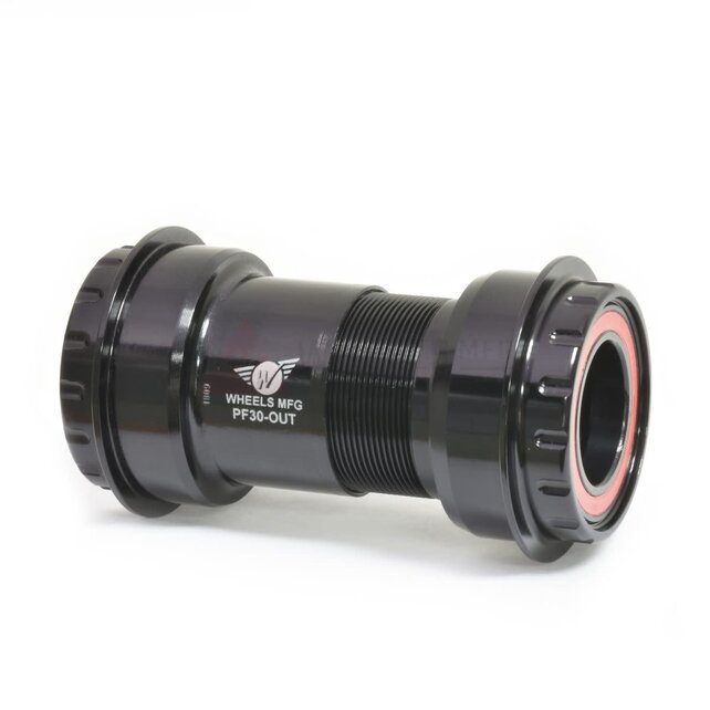 Wheels Mfg Bottom Bracket - PF30 Outboard ZERO Ceramic BB for 24mm Cranks (Shimano) Wheels Mfg Bottom Bracket - PF30 Outboard ZERO Ceramic BB for 24mm Cranks (Shimano)