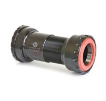 Wheels Manufacturing PF30A Thread-Together Bottom Bracket - DUB Spindle ABEC-3 Bearing Black