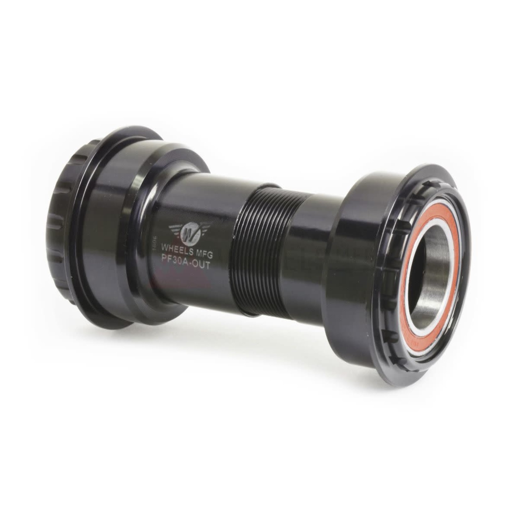 Wheels Manufacturing Wheels Mfg Bottom Bracket - PF30A Outboard Angular Contact BB for 24mm Cranks (Shimano)