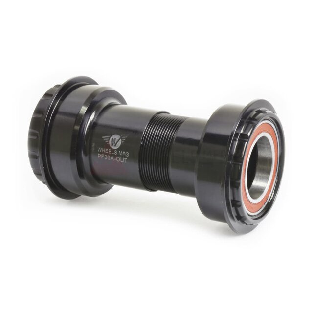 Wheels Mfg Bottom Bracket - PF30A Outboard Angular Contact BB for 24mm Cranks (Shimano) Wheels Mfg Bottom Bracket - PF30A Outboard Angular Contact BB for 24mm Cranks (Shimano)