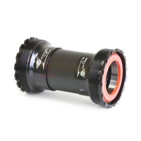 Wheels Manufacturing T47 Inboard Bottom Bracket - DUB Spindle ABEC-3 Bearing Black
