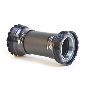 Wheels Manufacturing T47 Inboard Bottom Bracket - For 30mm Spindle ABEC-3 Bearings Fits Frames with 68mm-132mm BB Shells Black