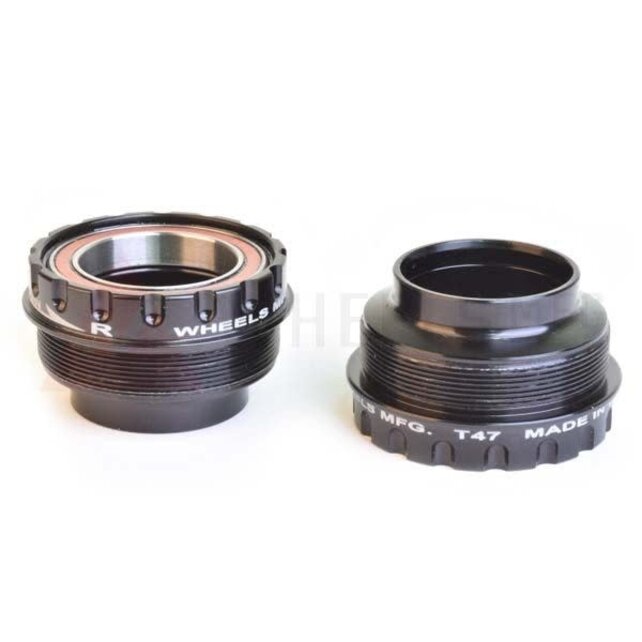 Wheels Mfg Bottom Bracket - T47 Outboard Angular Contact BB for 30mm Cranks Wheels Mfg Bottom Bracket - T47 Outboard Angular Contact BB for 30mm Cranks