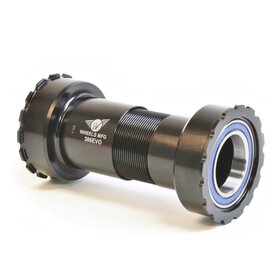 Wheels Manufacturing 386EVO Bottom Bracket - ABEC-3 Bearings For 24mm (Shimano) Cranks Black