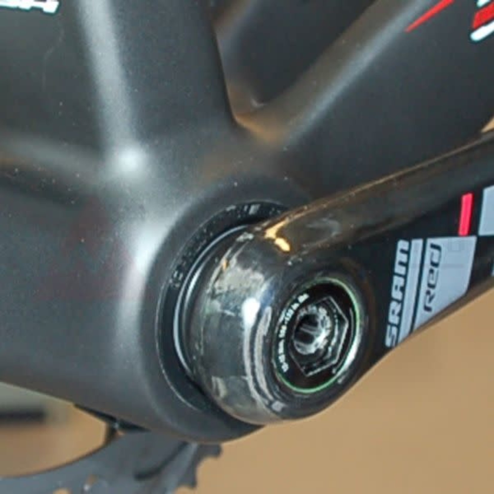 Wheels Manufacturing Wheels Mfg Bottom Bracket Adapter - 386EVO Adapter for 22/24mm Spindle Cranks (SRAM/TruVativ)