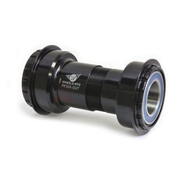 Wheels Mfg Bottom Bracket -PF30A Outboard ABEC-3 BB for 22/24mm Cranks (SRAM)